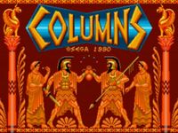 Columns sur Sega Megadrive